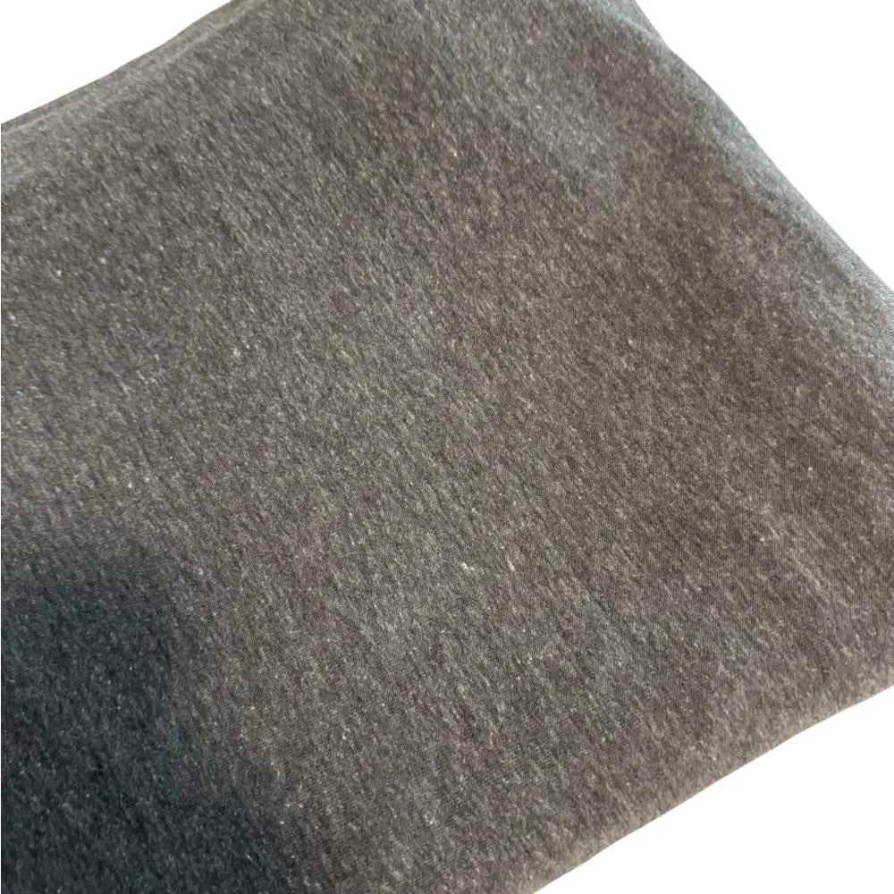 Dark gray chambray knit top sheet. Size Twin XL. Gently worn.